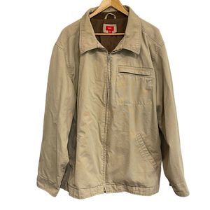 Vintage Mossimo Jacket Men's Size XXL Full Zip Work Wear Long Sleeves Y2K Canvas